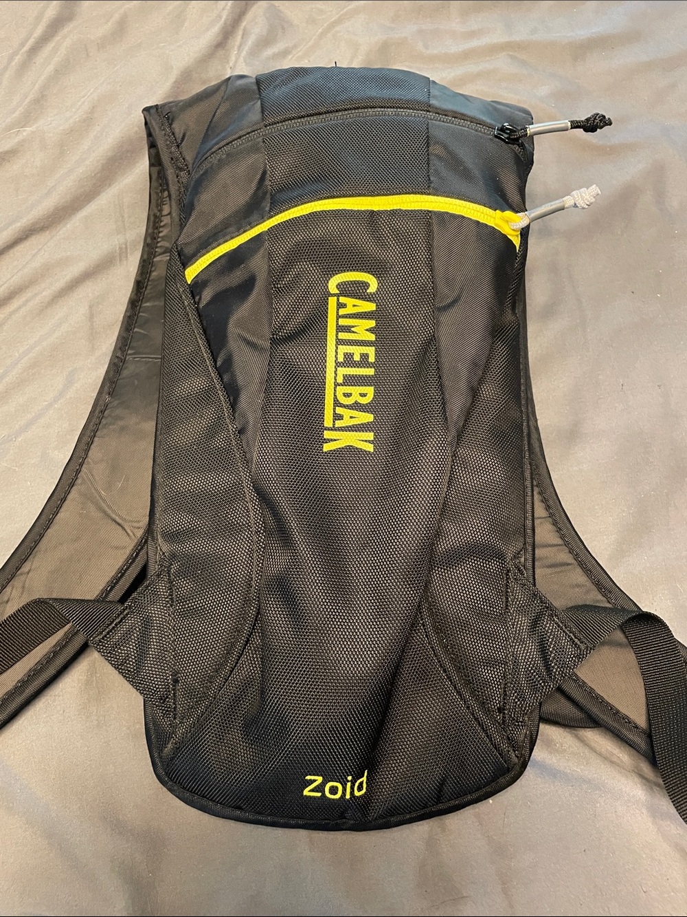 CamelBak Zoid Black with Yellow Trim Hydration Pack
